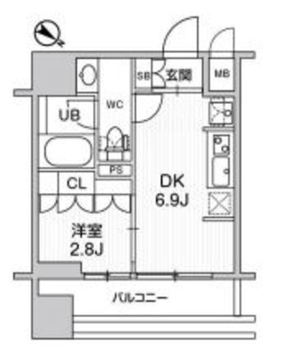 nido SUGAMO 304 間取り図