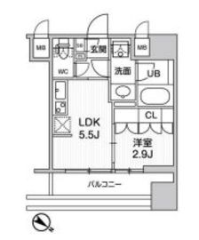 nido SUGAMO 605 間取り図