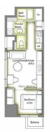アーバンフラッツ池袋プレミアム 1006 間取り図