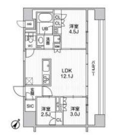 nido SUGAMO 1204 間取り図