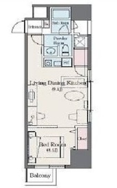 アーバンフラッツ池袋プレミアム 1101 間取り図
