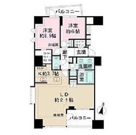 ザ・パークハウス四番町レジデンス 12階 間取り図