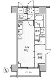 シーズンフラッツ大森ブライト 202 間取り図