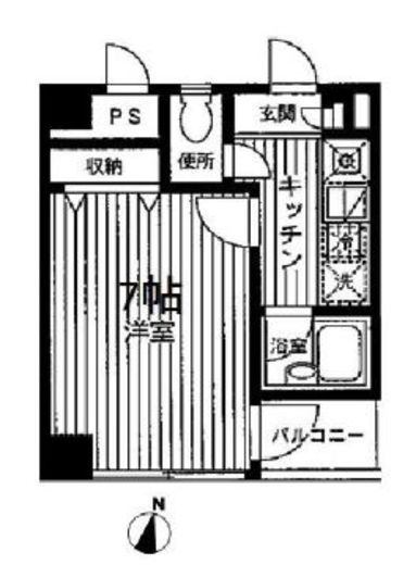 クレスト本郷 203 間取り図