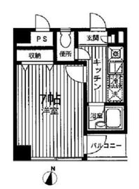 クレスト本郷 203 間取り図