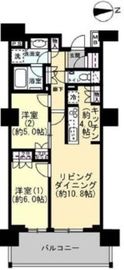 ウエリス新宿早稲田の森 4階 間取り図