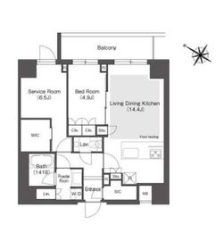 オアーゼ文京大塚 207 間取り図