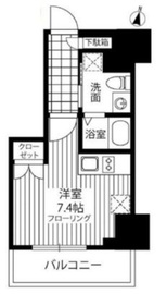 ラクレイス横濱山下町 12階 間取り図