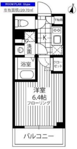GRAND横濱山下町 12階 間取り図
