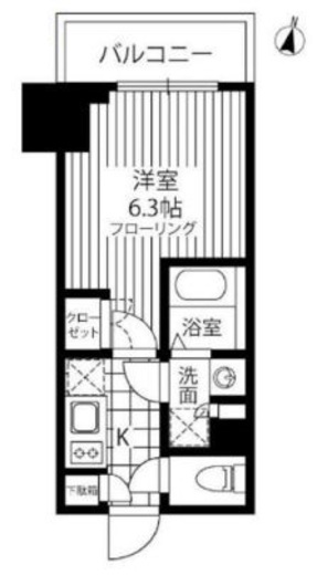 GRAND横濱山下町 12階 間取り図