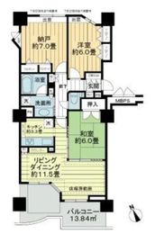 シルエタワーヨコハマ 16階 間取り図
