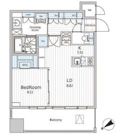 ビエラコート日本橋久松町 301 間取り図