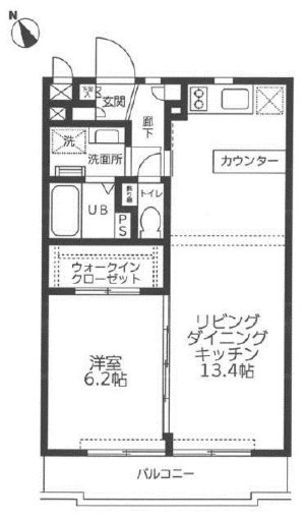 レジディア吉祥寺 316 間取り図
