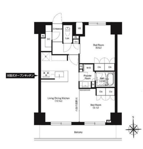 HF正光寺赤羽レジデンス2 1103 間取り図