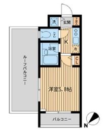 ザ・パーククロス市ヶ谷 310 間取り図