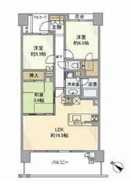 川崎サイトシティ 5階 間取り図