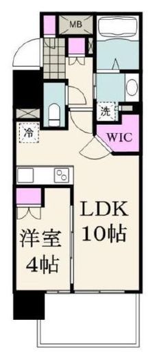 リビオレゾン木場公園 7階 間取り図