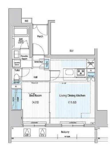ブライズ方南町 9階 間取り図