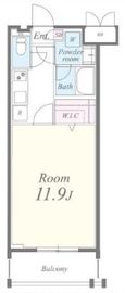 グランドール文京 1102 間取り図