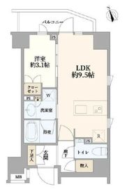 ルジェンテ早稲田 8階 間取り図