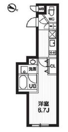 コスモリード目黒花房山 101 間取り図