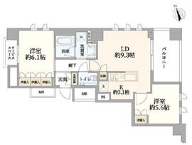 プラウドシティ小竹向原 4階 間取り図