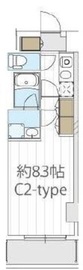 LEXE AZEST横濱関内 4階 間取り図
