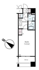 ガーラ・プレシャス横濱関内 4階 間取り図