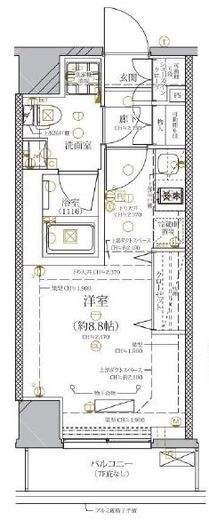 ディアレイシャス本所蔵前 2階 間取り図