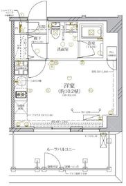 ディアレイシャス本所蔵前 8階 間取り図