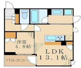 フォレスト早稲田レジデンス 3階 間取り図