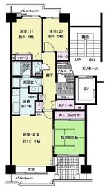 パークシティ新川崎 6階 間取り図