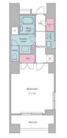 レジディア日本橋馬喰町 1106 間取り図