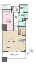 ザ・パークハウス西新宿タワー60 27階 間取り図