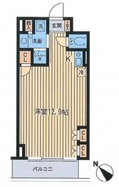 ドミ・エメロード 403 間取り図