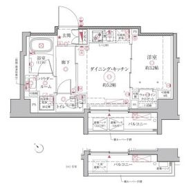 クレイシアIDZ王子アーバンヒルズ 4階 間取り図