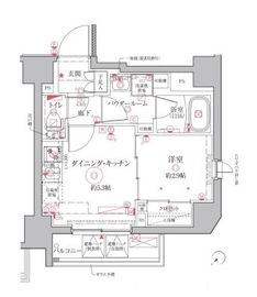 クレイシアIDZ王子アーバンヒルズ 8階 間取り図