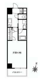 エルミタージュ原宿 502 間取り図