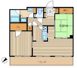 ザ・タワーグランディア 21階 間取り図