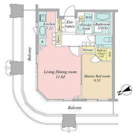 パークコート虎ノ門愛宕タワー 3階 間取り図