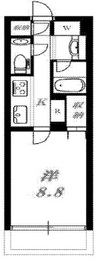 クロスエアタワー 5階 間取り図