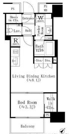 パークホームズ西小山 3階 間取り図
