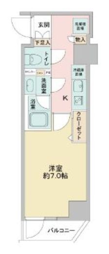 CAVANA浅草 (カバナ浅草) 603 間取り図