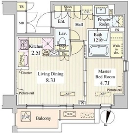 ル・シュクレ永福 (LeSucre永福) 211 間取り図
