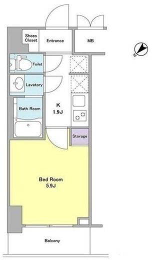 DORMOUSE和 307 間取り図