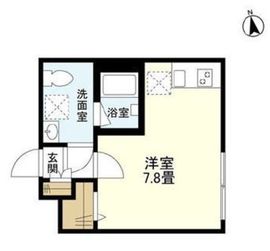 ウェルスクエアイズム文京小日向 202 間取り図