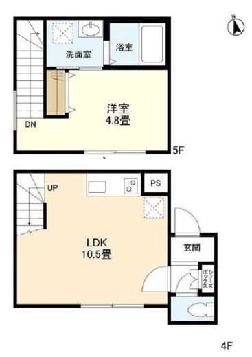 ウェルスクエアイズム文京小日向 406 間取り図