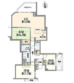 オープンレジデンシア山手101 1階 間取り図
