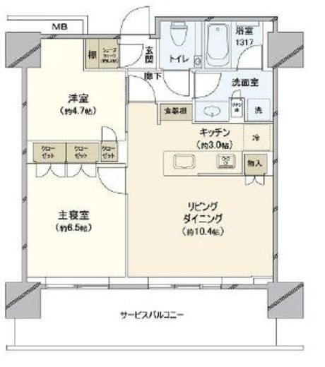 THE YOKOHAMA FRONT TOWER (ザ・ヨコハマフロントタワー) 30階 間取り図