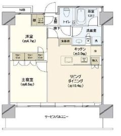 THE YOKOHAMA FRONT TOWER (ザ・ヨコハマフロントタワー) 30階 間取り図